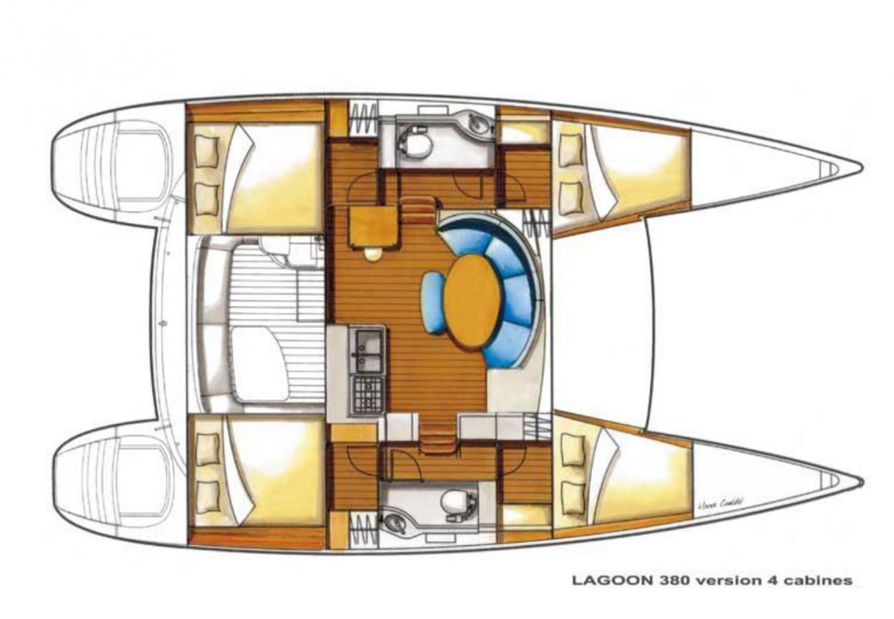 Barco en Vaitape - Catamaran 3 nights Cruise by TAHITI VILLAS 