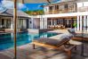 Villa en Saint Barthélemy - Maison Blanc Bleu San Bartolomé 6-bd