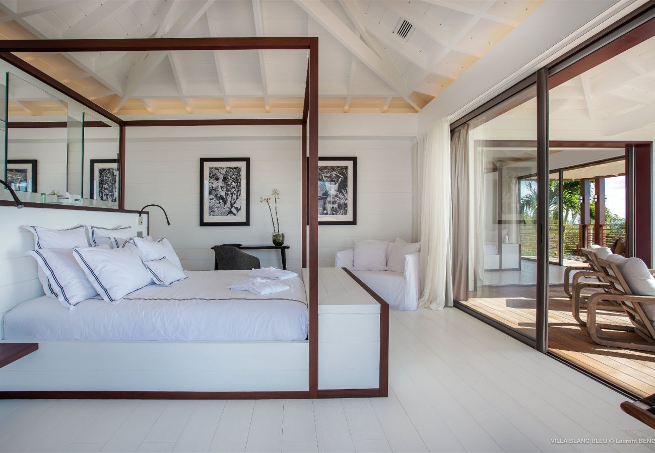 Villa en San Bartolomé - Maison Blanc Bleu San Bartolomé 4-bd