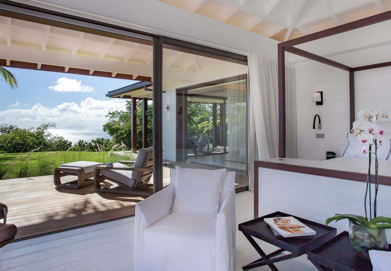 Villa en San Bartolomé - Maison Blanc Bleu San Bartolomé 4-bd