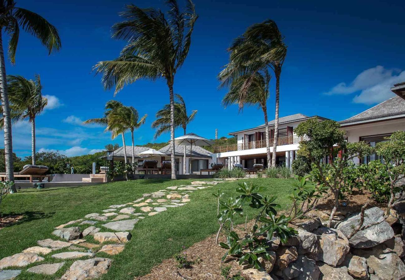 Villa en San Bartolomé - Maison Blanc Bleu San Bartolomé 4-bd