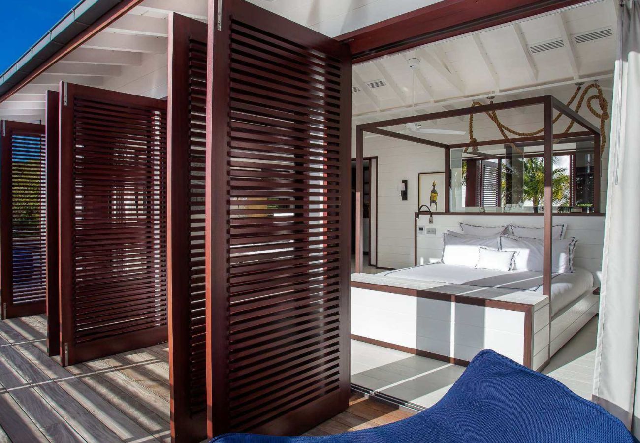 Villa en San Bartolomé - Maison Blanc Bleu San Bartolomé 4-bd