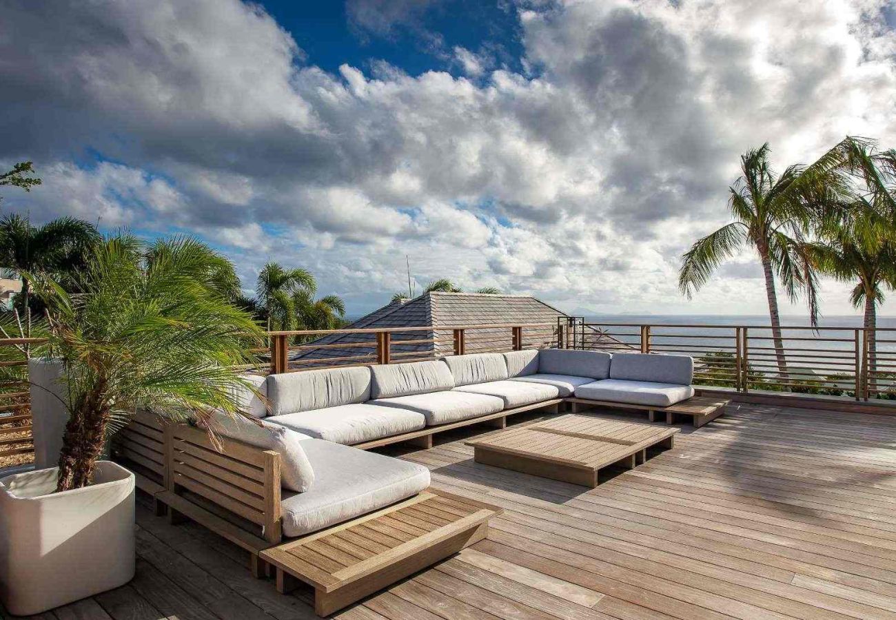 Villa en San Bartolomé - Maison Blanc Bleu San Bartolomé 4-bd