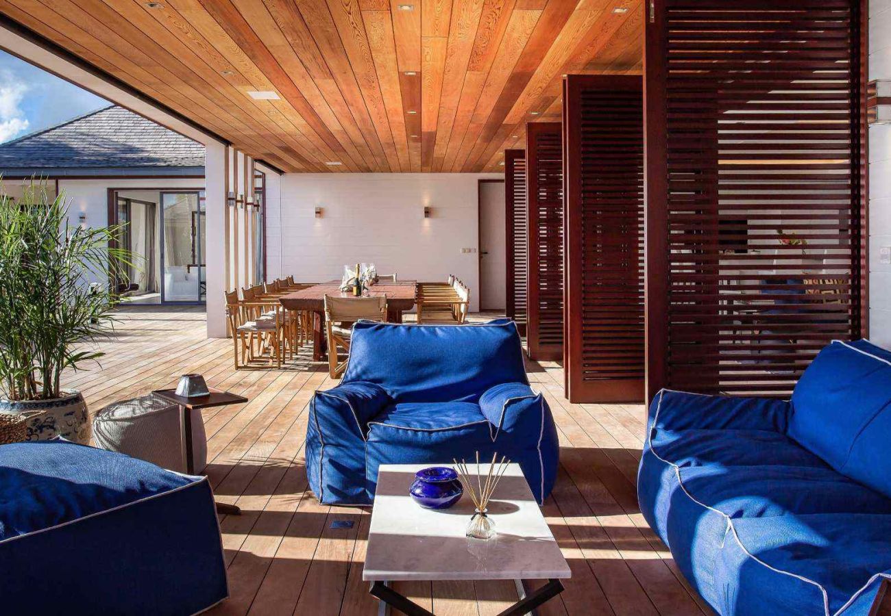 Villa en San Bartolomé - Maison Blanc Bleu San Bartolomé 4-bd