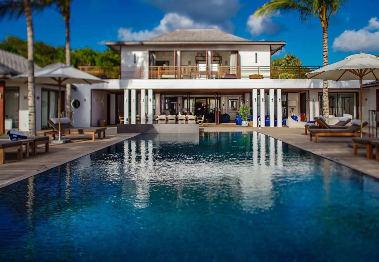 Villa en San Bartolomé - Maison Blanc Bleu San Bartolomé 5-bd