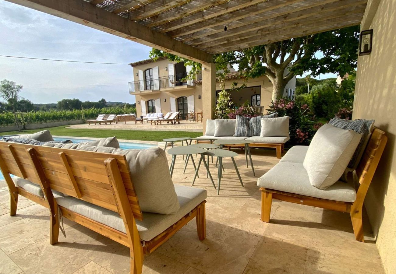 Villa en Ramatuelle - Villa Roseliere Saint-Tropez 5-Bd