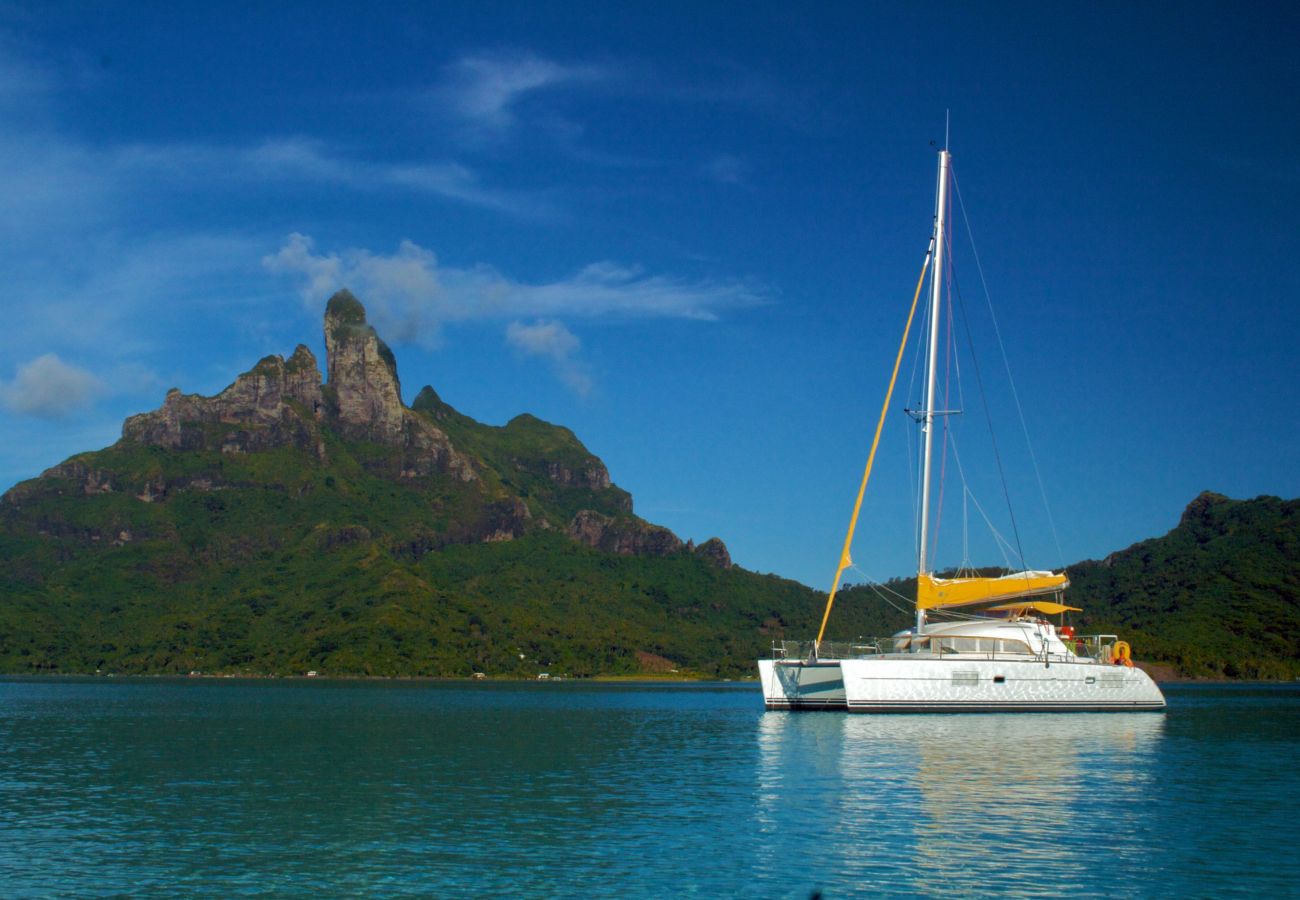 Bateau à Vaitape - Catamaran Croisière 3 nuits à BORA BORA