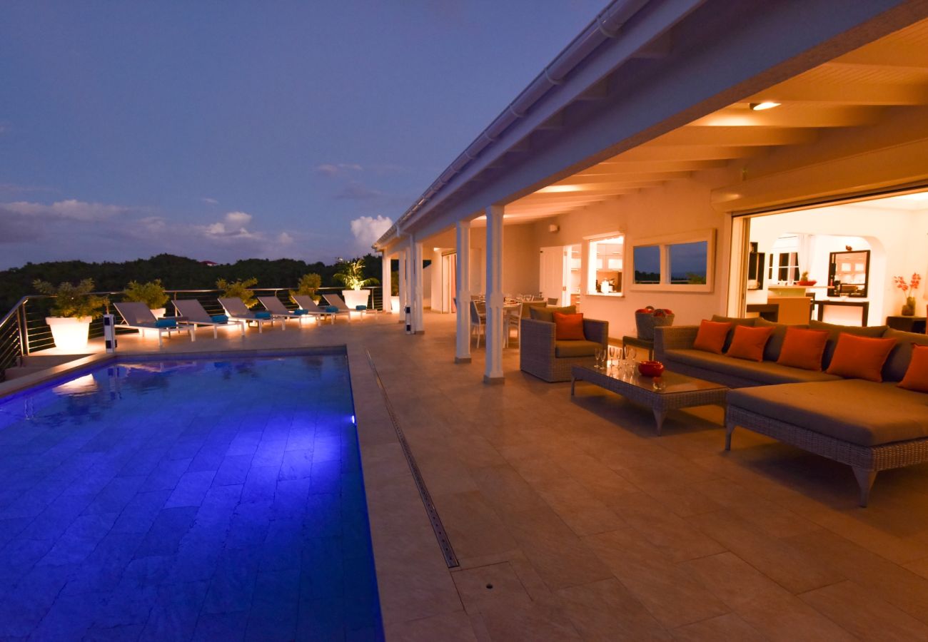 Villa à Saint Barthélemy - Villa Au Coeur du Rocher St Barth 2-bd