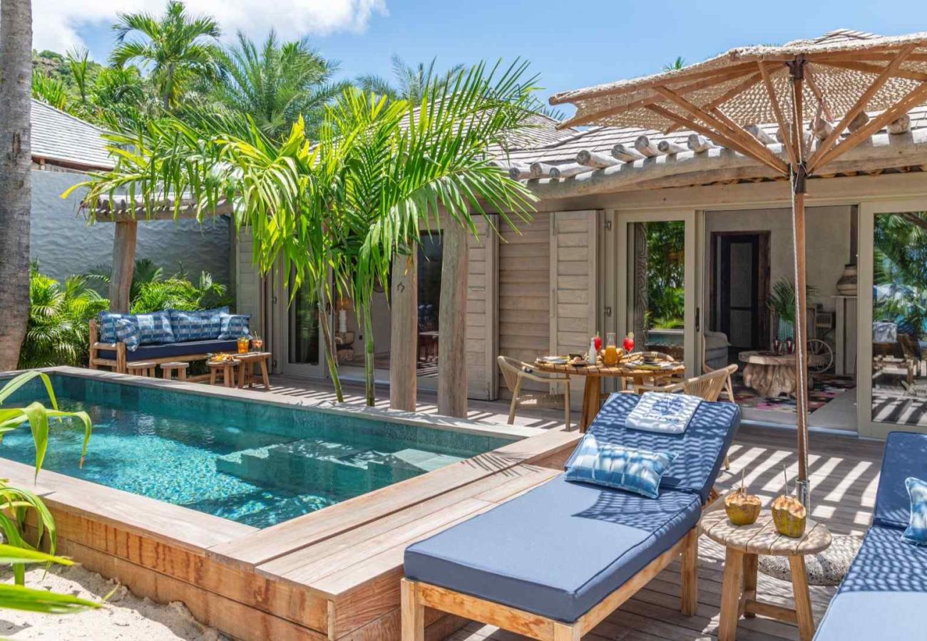 Beach House Sunset Corail à St Barth pour deux personnes