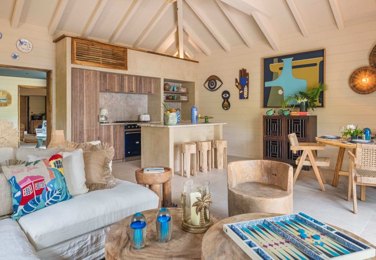 Villa à Saint Barthélemy - Villa Bohemian Blue St Barth 2-bd