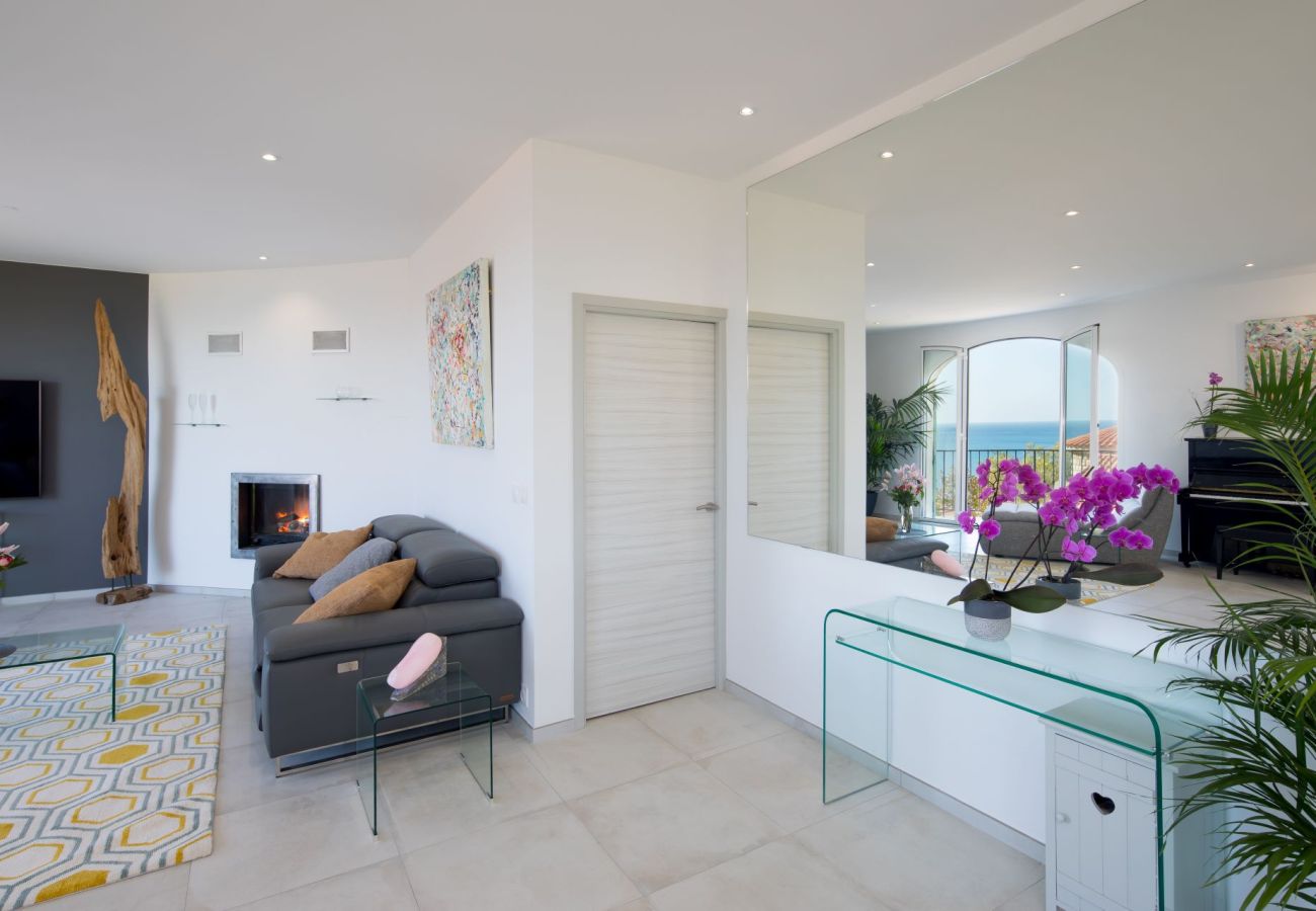 Villa à Eze - Villa Panorama Eze Côte d'Azur 5-bd