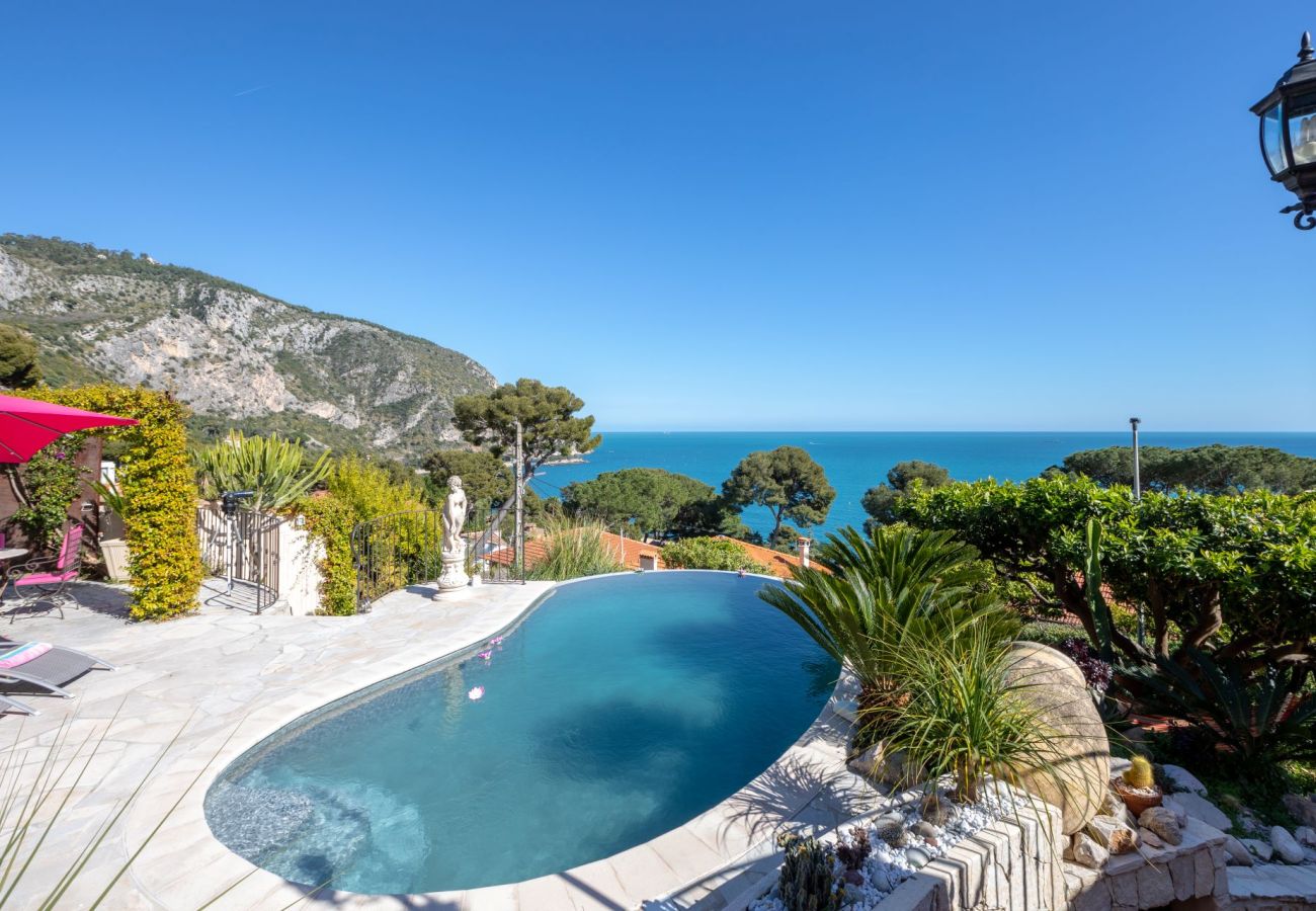 Villa à Eze - Villa Panorama Eze Côte d'Azur 5-bd