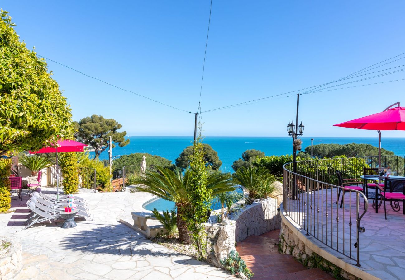 Villa à Eze - Villa Panorama Eze Côte d'Azur 5-bd