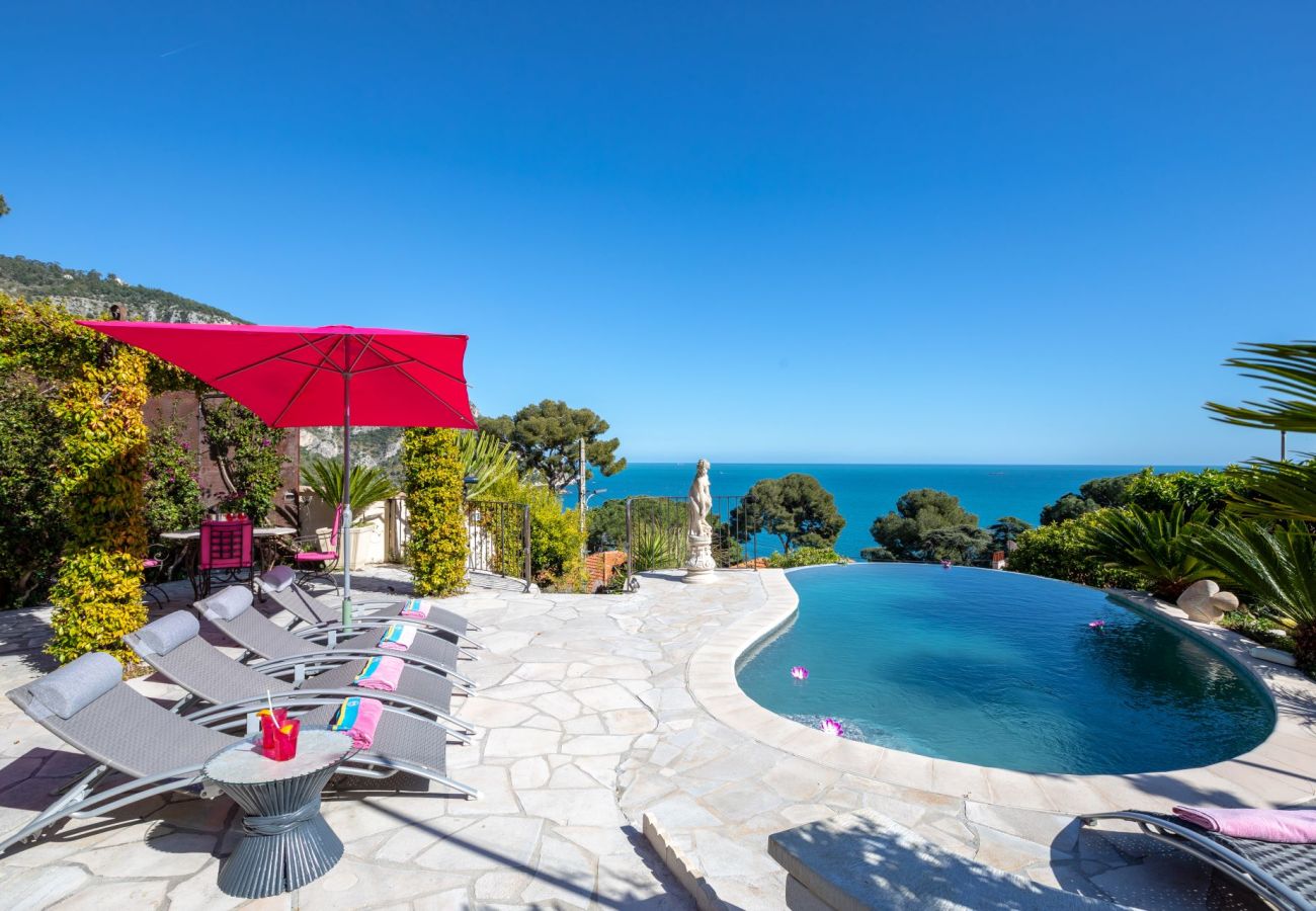 Villa à Eze - Villa Panorama Eze Côte d'Azur 5-bd