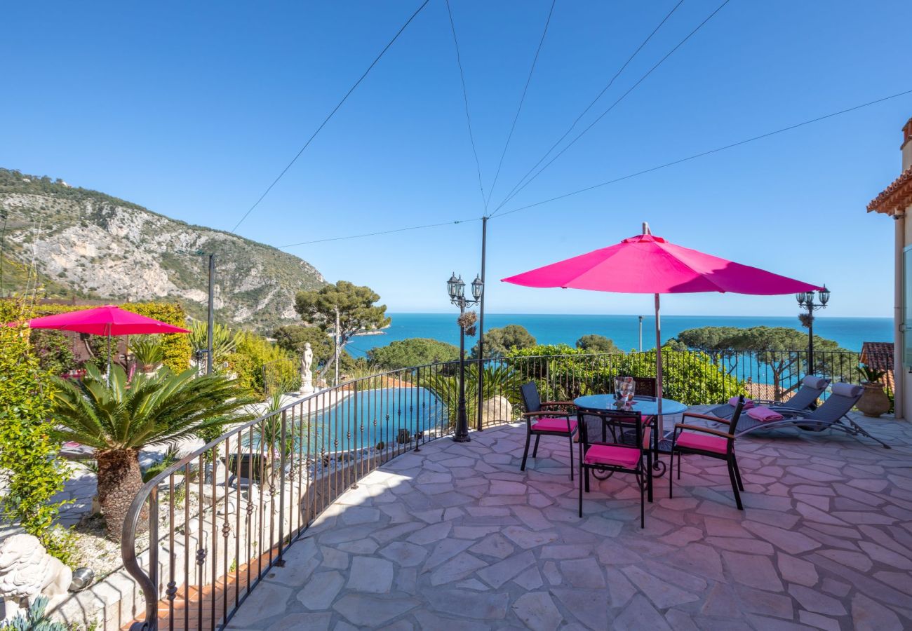 Villa à Eze - Villa Panorama Eze Côte d'Azur 5-bd