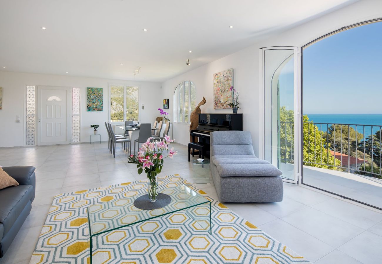 Villa à Eze - Villa Panorama Eze Côte d'Azur 5-bd