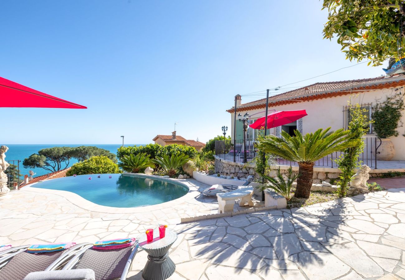 Villa à Eze - Villa Panorama Eze Côte d'Azur 5-bd