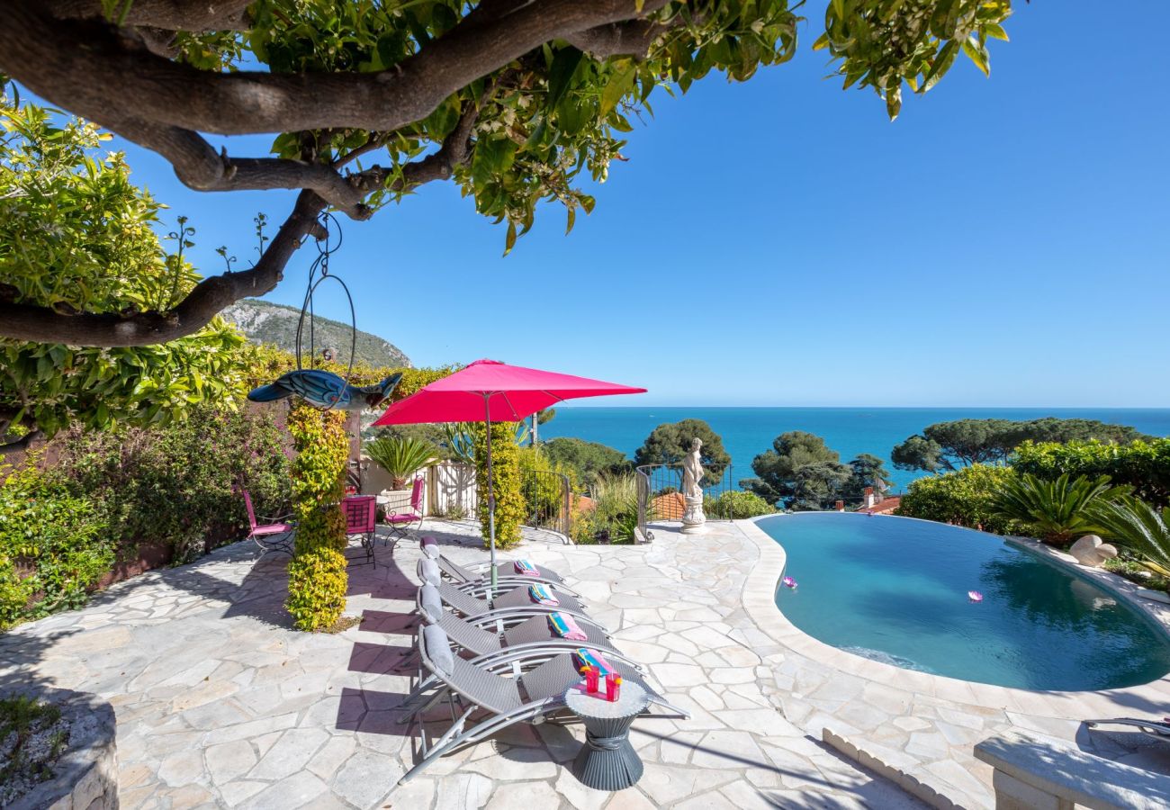 Villa à Eze - Villa Panorama Eze Côte d'Azur 5-bd