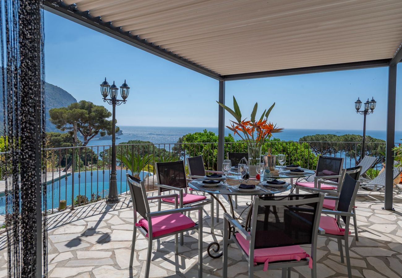 Villa à Eze - Villa Panorama Eze Côte d'Azur 5-bd