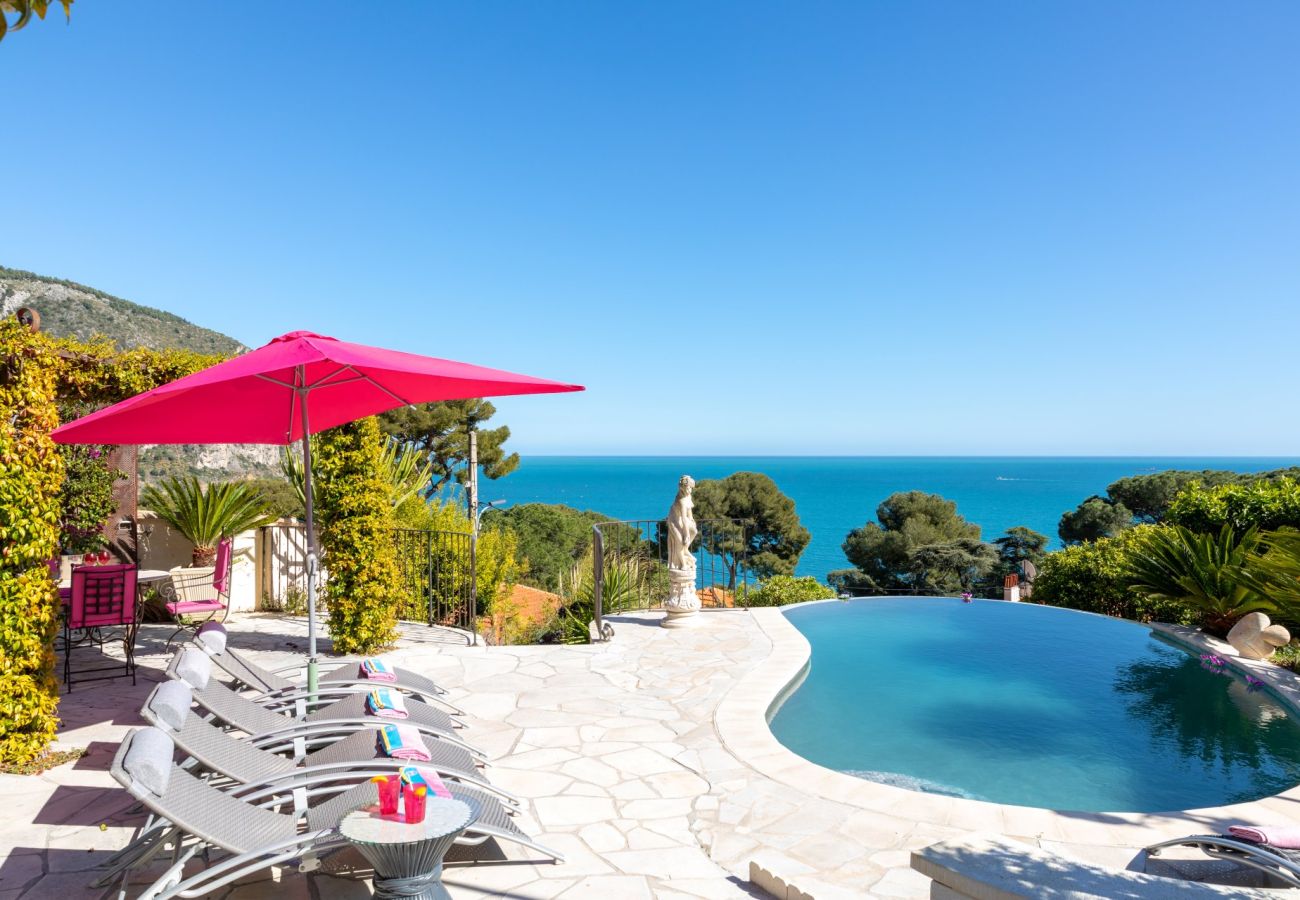 Villa à Eze - Villa Panorama Eze Côte d'Azur 5-bd