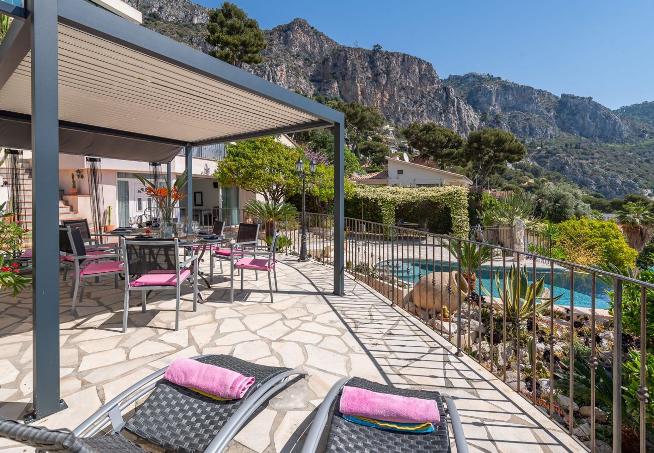 Villa à Eze - Villa Panorama Eze Côte d'Azur 5-bd