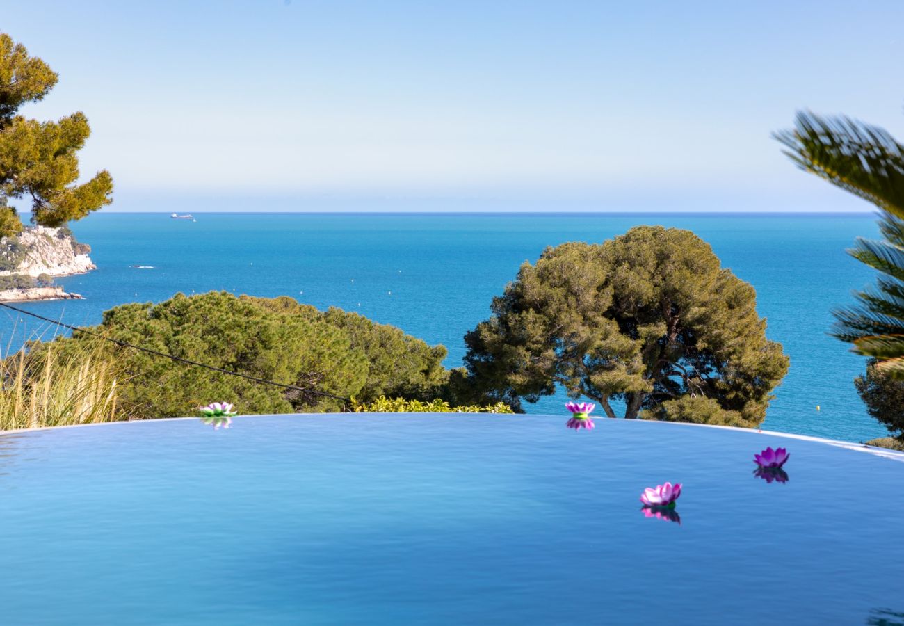 Villa à Eze - Villa Panorama Eze Côte d'Azur 5-bd