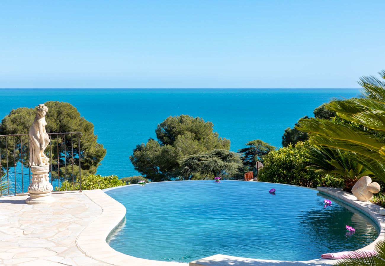 Villa à Eze - Villa Panorama Eze Côte d'Azur 5-bd