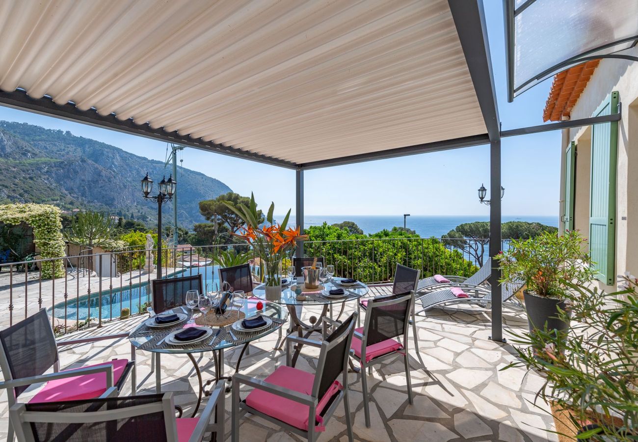 Villa à Eze - Villa Panorama Eze Côte d'Azur 5-bd
