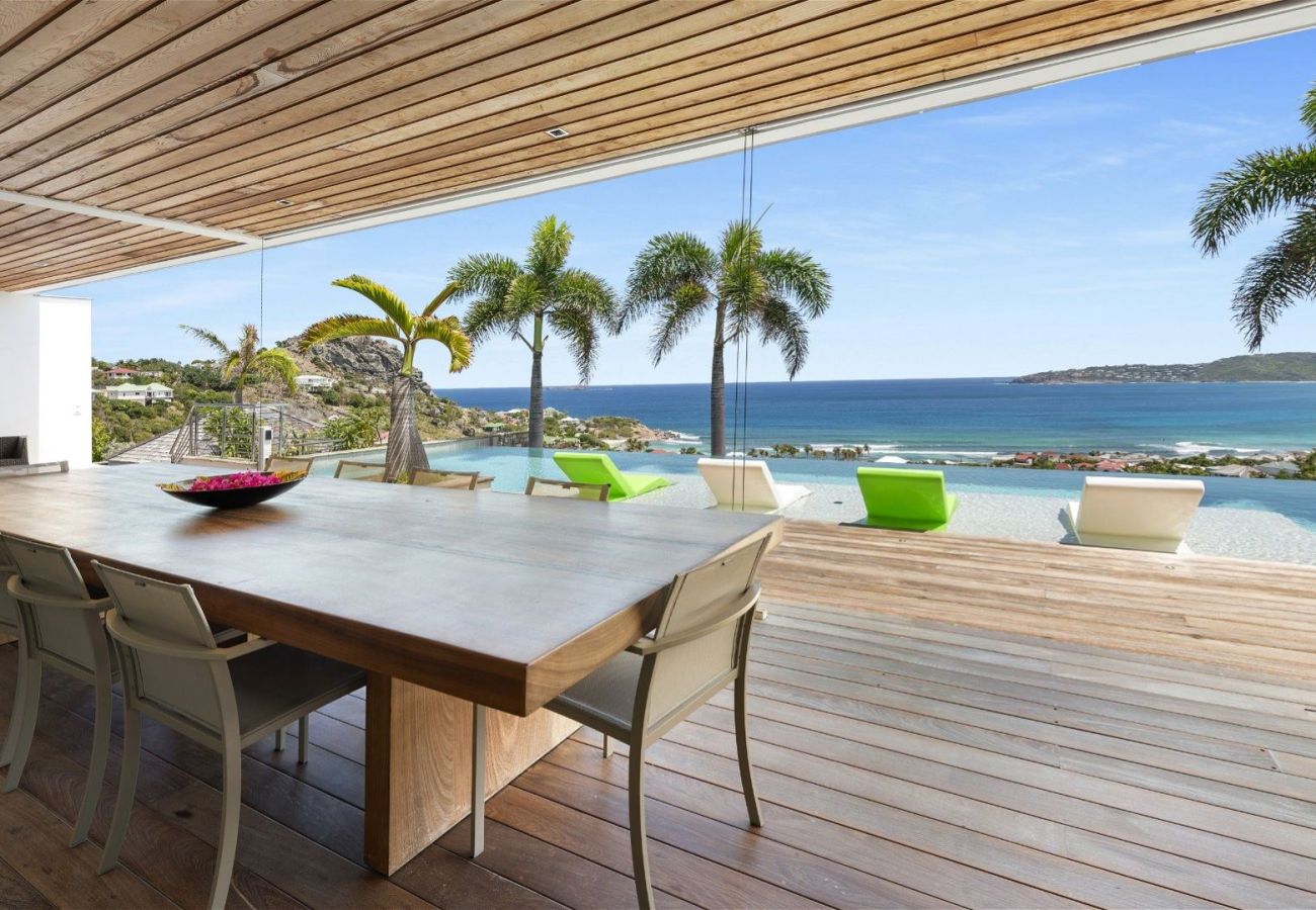 grande villa de luxe pour groupe ou famille st barth