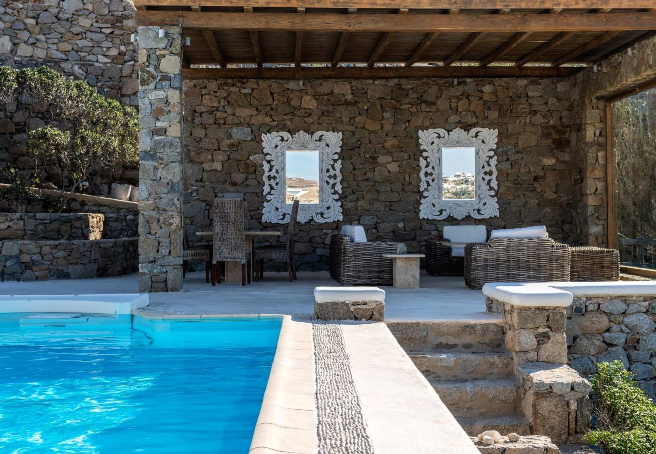 Villa à Mykonos - Villa Deloxenia Mykonos 5-bd