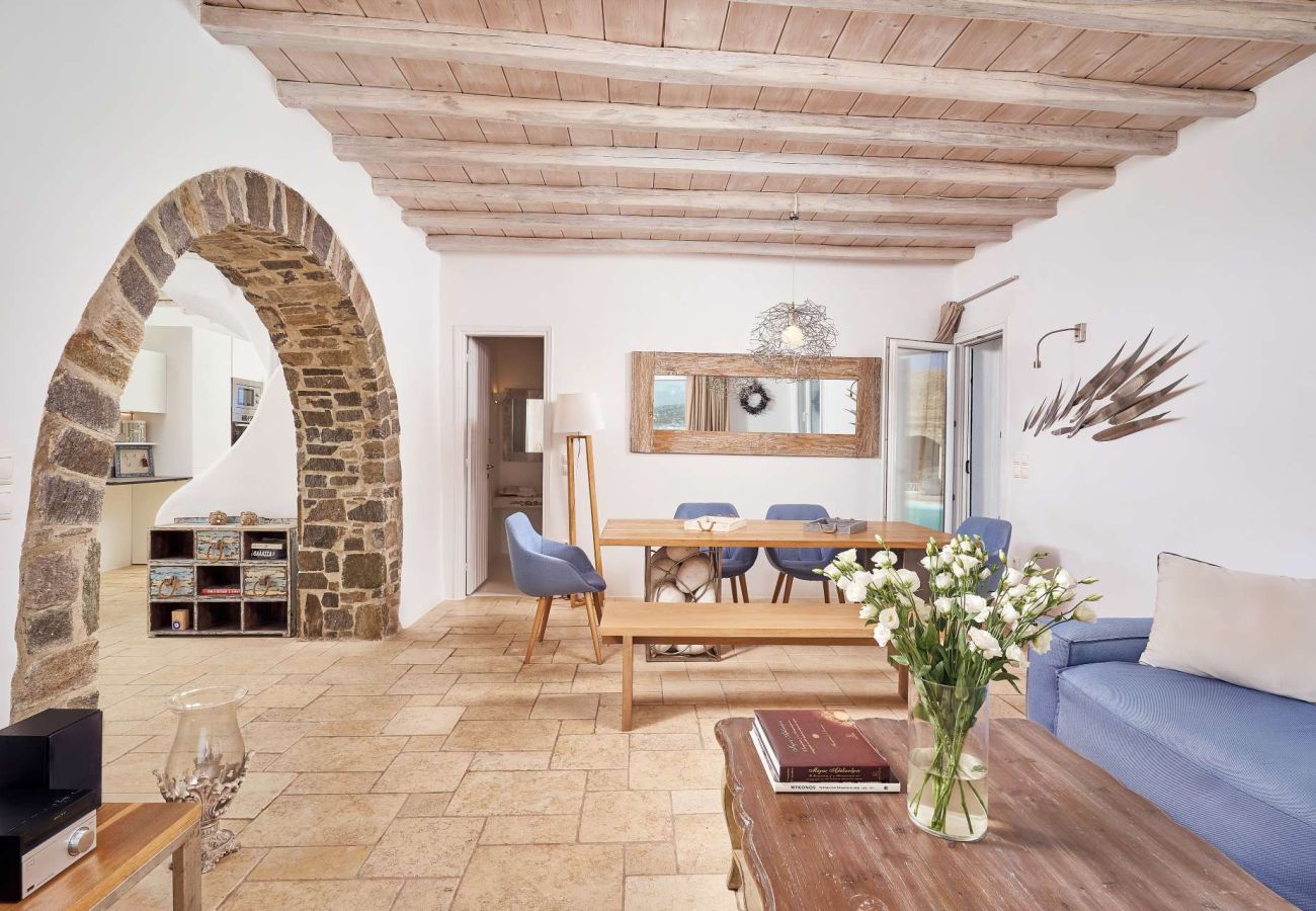 Villa à Mykonos - Villa Petrolefko Mykonos 6-bd