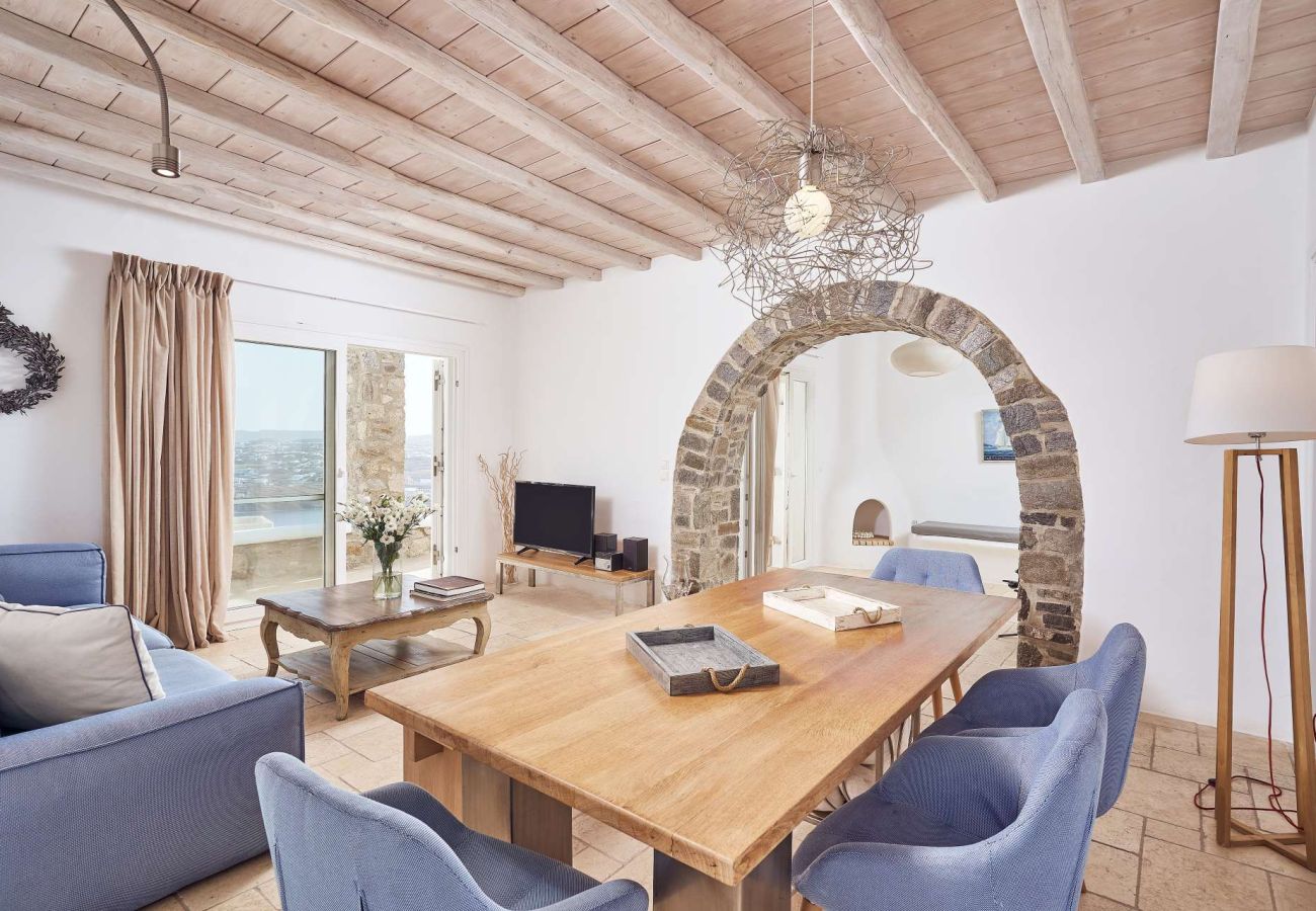 Villa à Mykonos - Villa Petrolefko Mykonos 6-bd