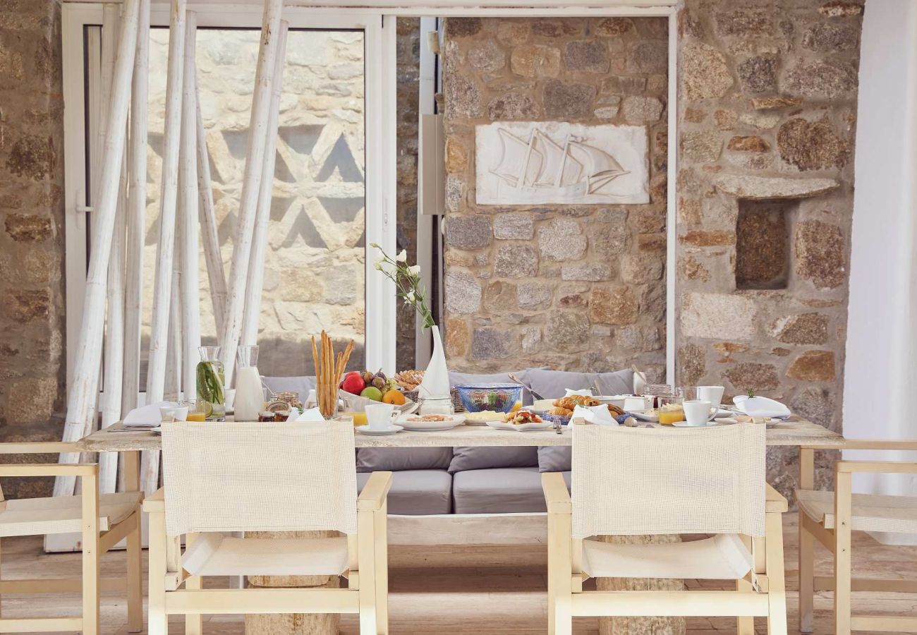 Villa à Mykonos - Villa Petrolefko Mykonos 6-bd