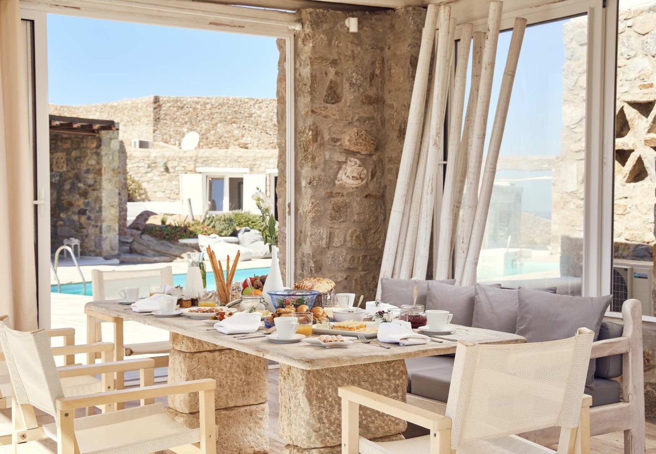 Villa à Mykonos - Villa Petrolefko Mykonos 6-bd