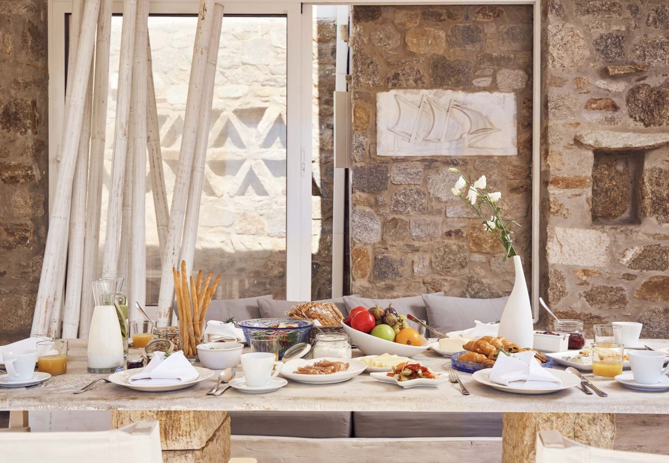Villa à Mykonos - Villa Petrolefko Mykonos 6-bd