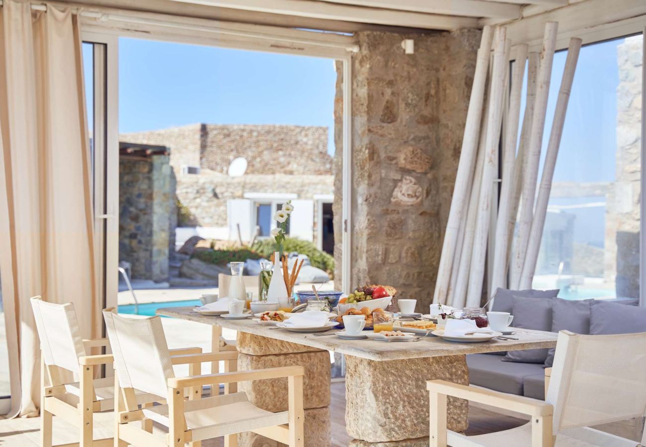 Villa à Mykonos - Villa Petrolefko Mykonos 6-bd