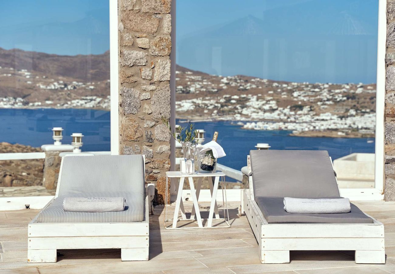 Villa à Mykonos - Villa Petrolefko Mykonos 6-bd