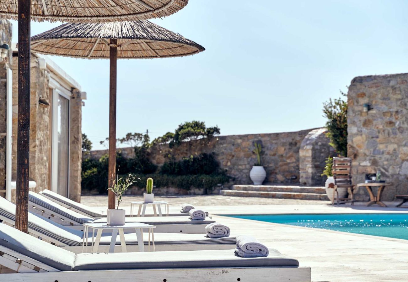 Villa à Mykonos - Villa Petrolefko Mykonos 6-bd