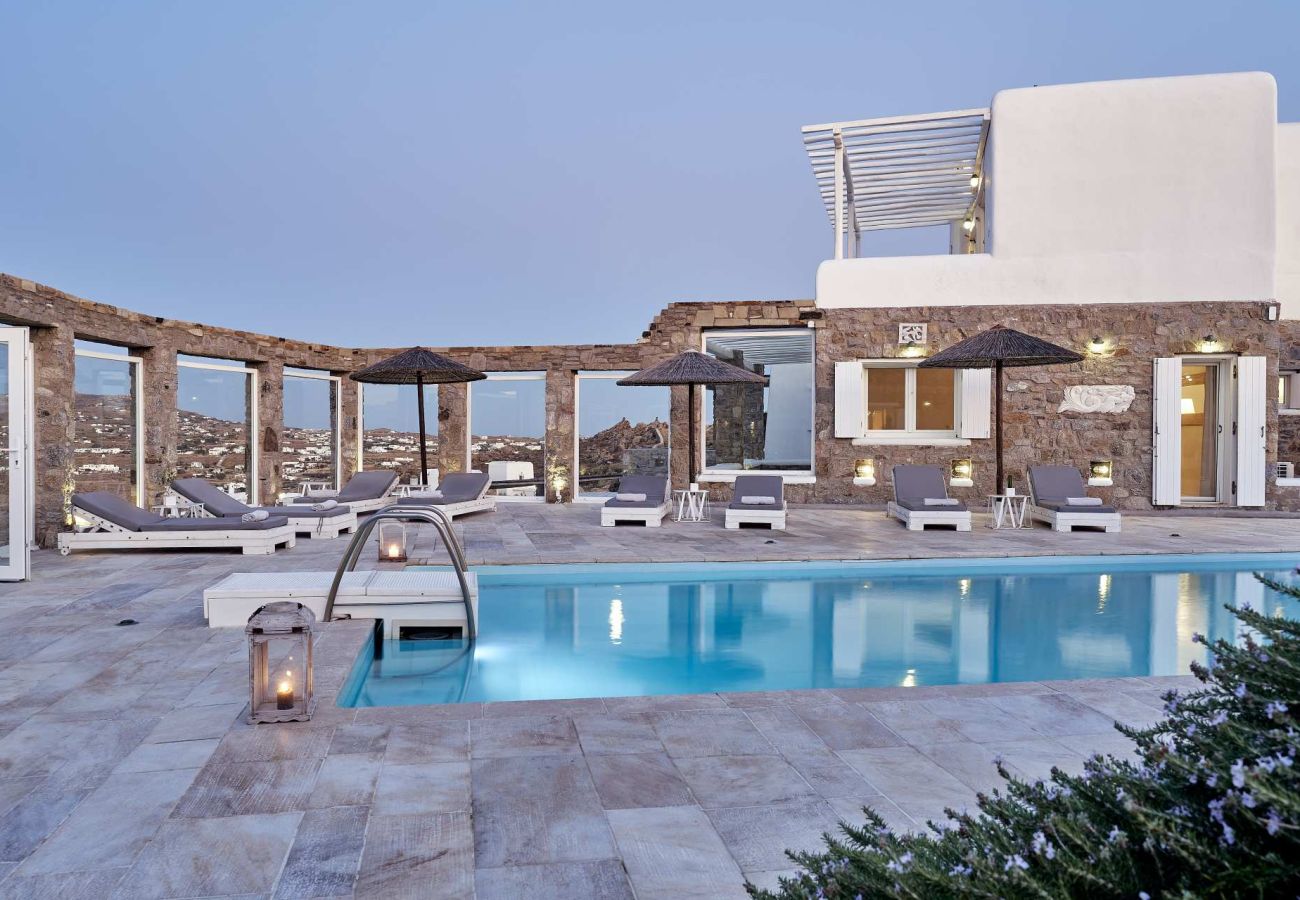 Villa à Mykonos - Villa Petrolefko Mykonos 6-bd