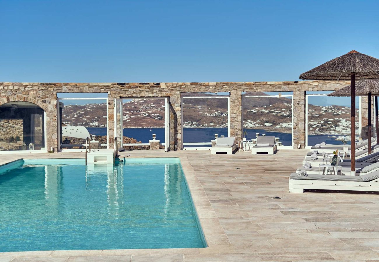 Villa à Mykonos - Villa Petrolefko Mykonos 6-bd