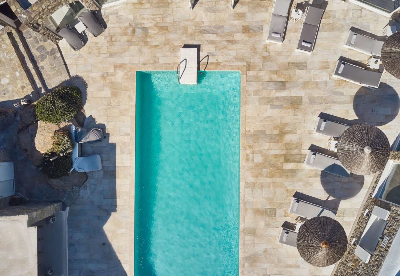 Villa à Mykonos - Villa Petrolefko Mykonos 6-bd