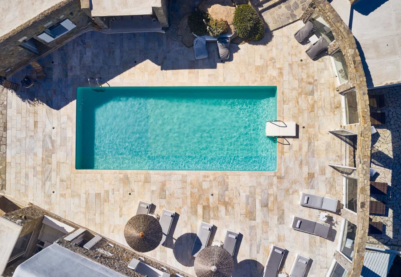 Villa à Mykonos - Villa Petrolefko Mykonos 6-bd