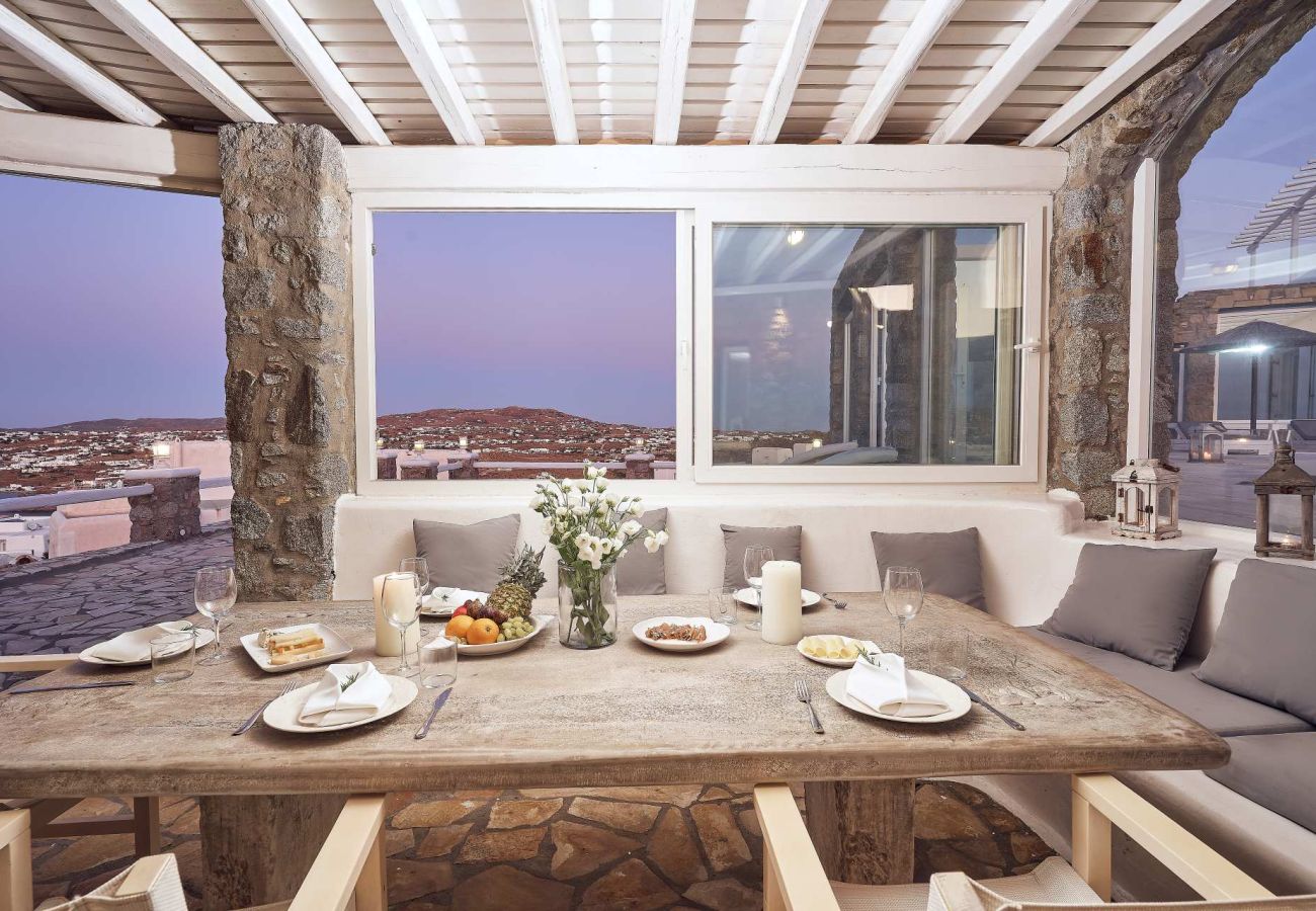 Villa à Mykonos - Villa Petrolefko Mykonos 6-bd