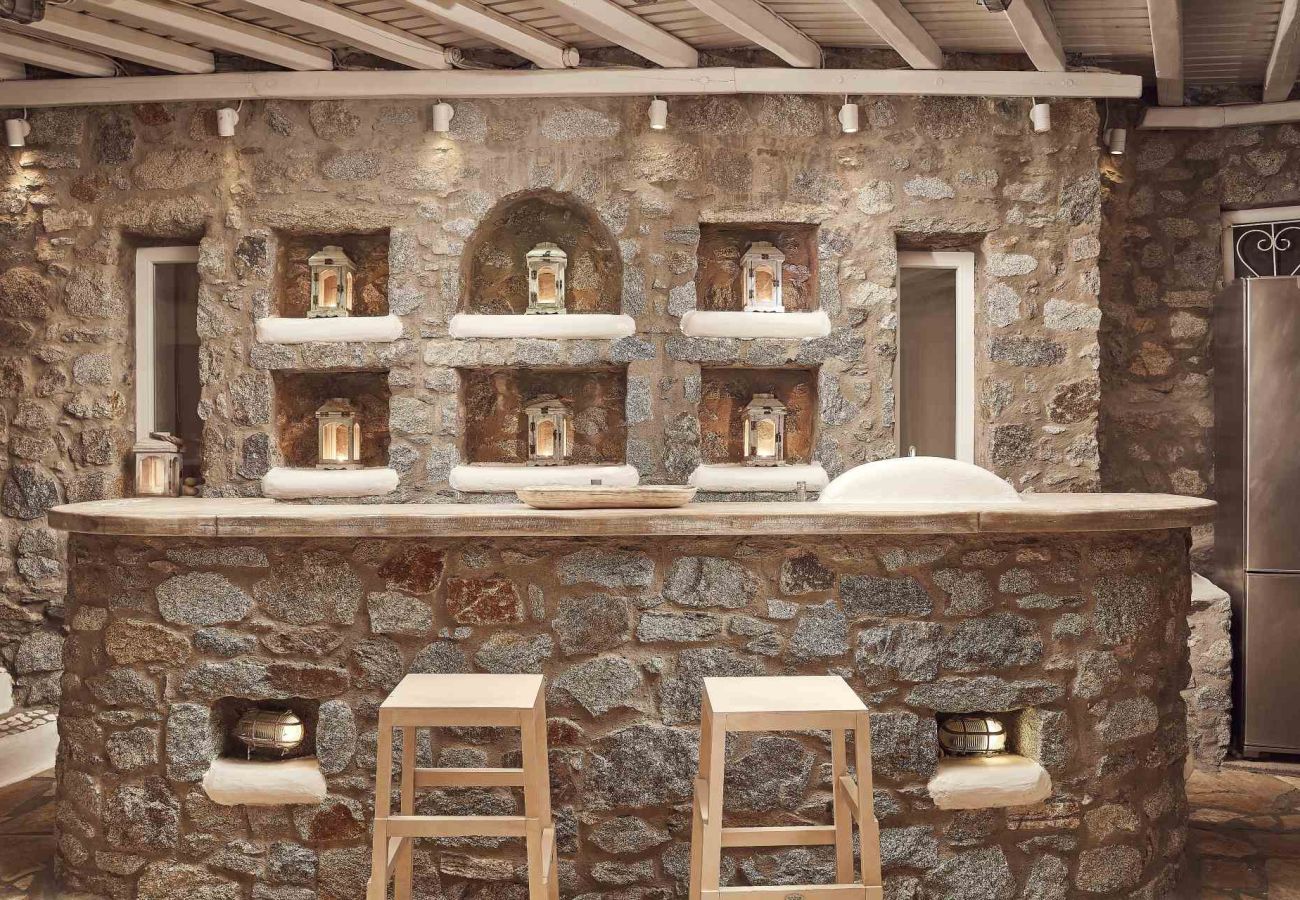 Villa à Mykonos - Villa Petrolefko Mykonos 6-bd