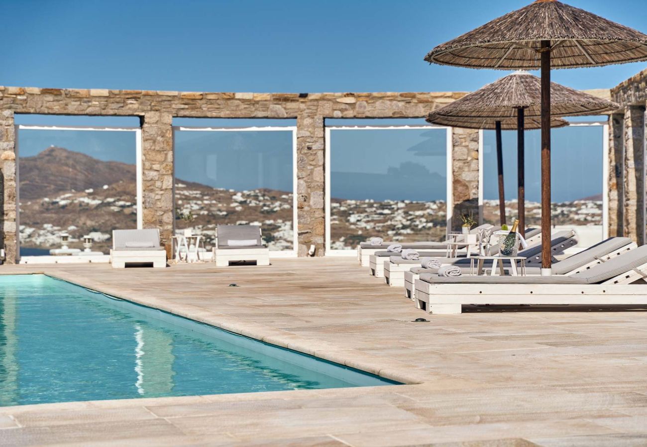 Villa à Mykonos - Villa Petrolefko Mykonos 6-bd