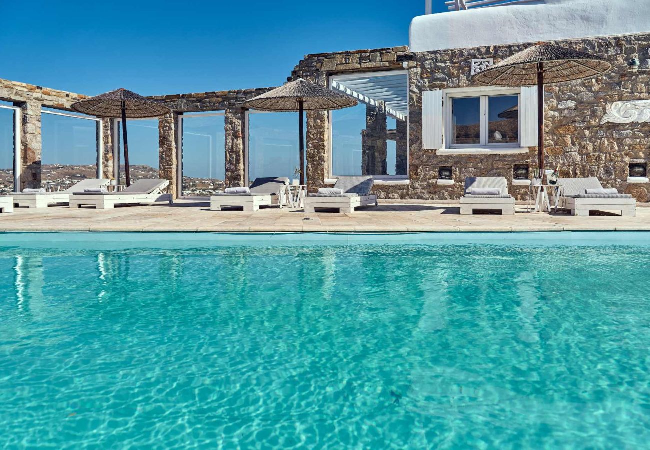 Villa à Mykonos - Villa Petrolefko Mykonos 6-bd