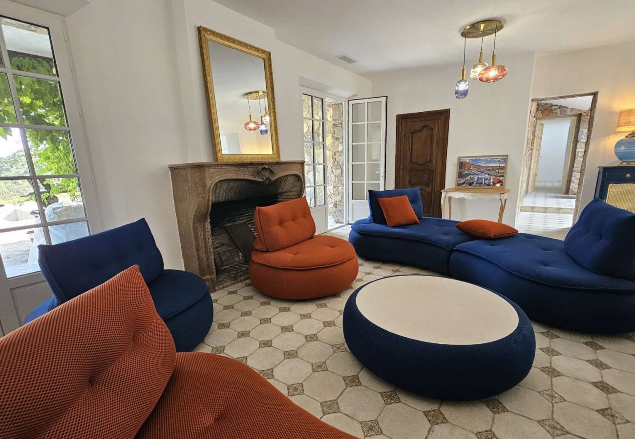 Villa à La Garde-Freinet - Villa La Biche St Tropez Côte d'Azur 5-bd