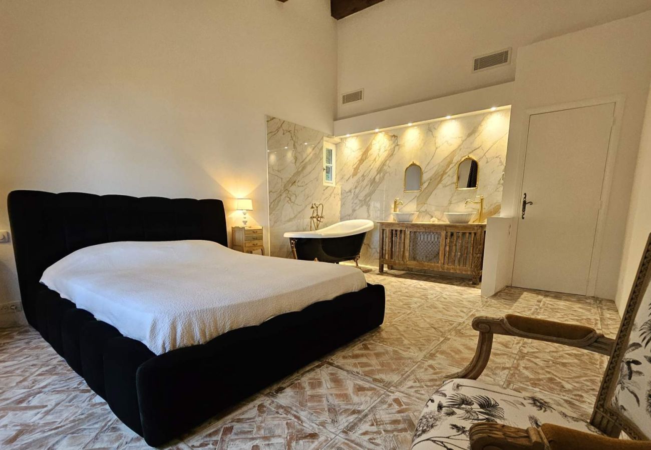 Villa à La Garde-Freinet - Villa La Biche St Tropez Côte d'Azur 5-bd