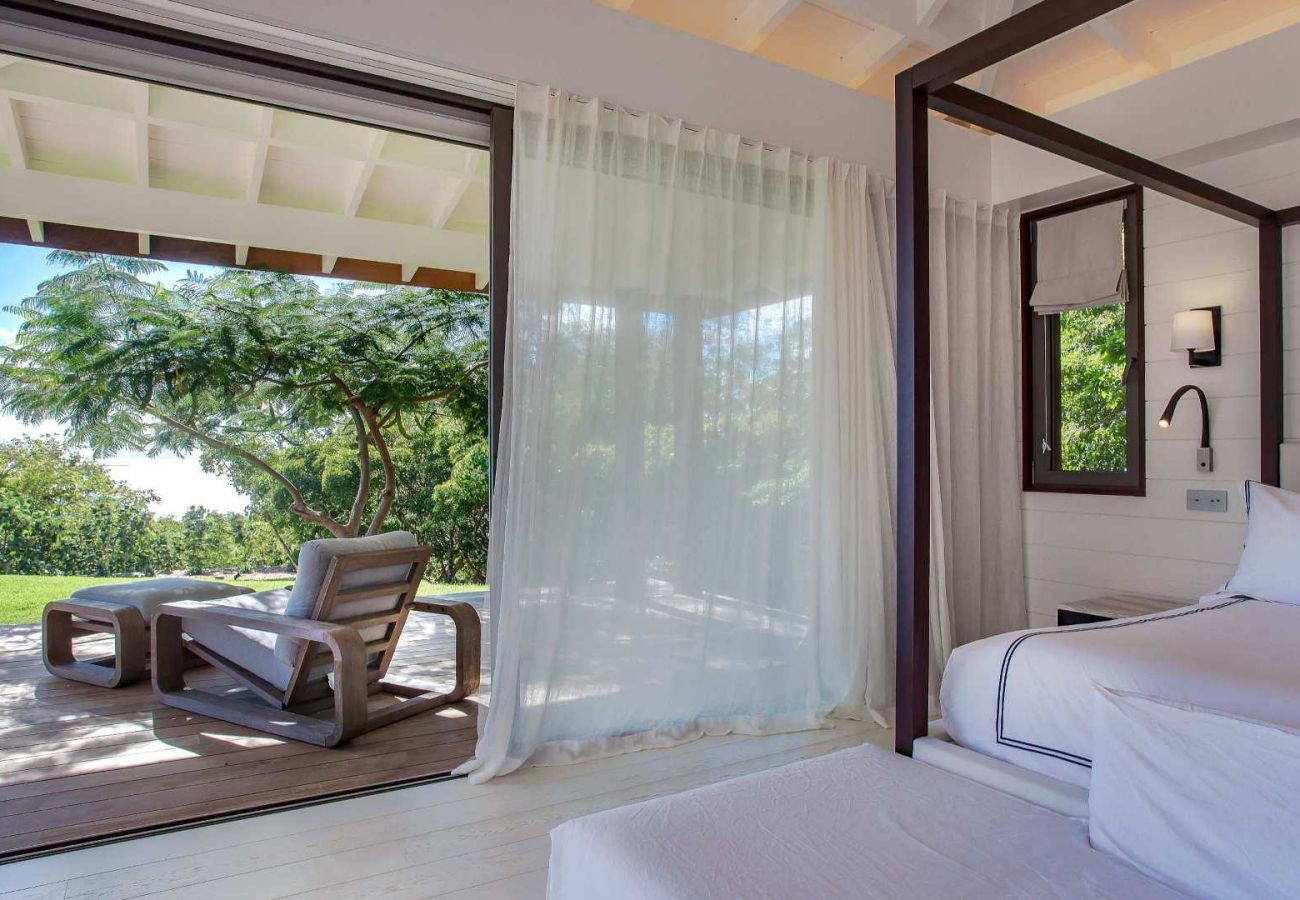 Villa in Saint Barthélemy - Maison Blanc Bleu St Barths 6-bd