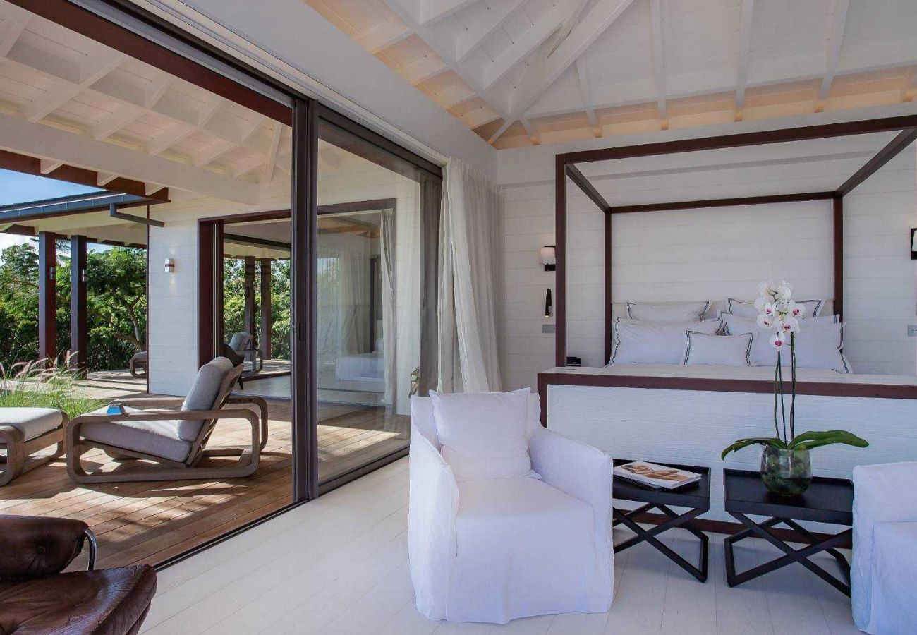 Villa in Saint Barthélemy - Maison Blanc Bleu St Barths 6-bd